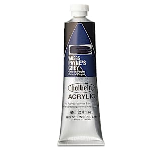 Holbein Heavy Body Artist Acrylics - Payne's Gray, 60 ml tube