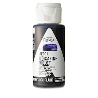 Holbein Fluid Acrylics - Dioxazine Violet, 35 ml Bottle