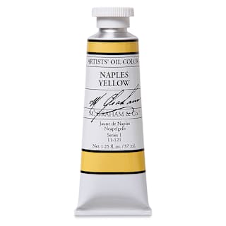 M. Graham Artists' Oil Color - Naples Yellow, 37 ml tube