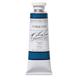 M. Graham Artists' Oil Color - Turquoise, 37 ml tube