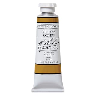 M. Graham Artists' Oil Color - Yellow Ochre, 37 ml tube