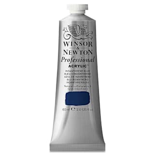 Winsor & Newton Professional Acrylics - Indanthrene Blue, 60 ml tube