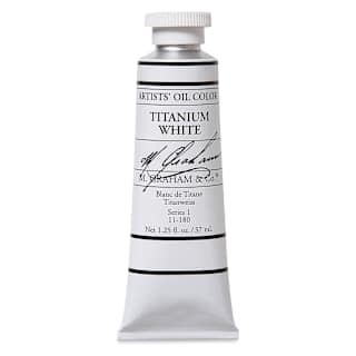 M. Graham Artists' Oil Color - Titanium White, 37 ml tube