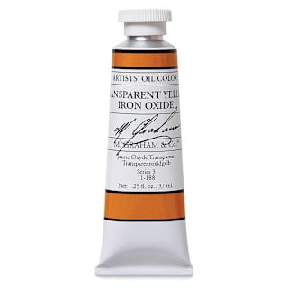 M. Graham Artists' Oil Color - Transparent Yellow Oxide, 37 ml tube