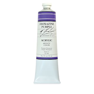 M. Graham Artists' Acrylics - Dioxazine Purple, 5 oz Tube