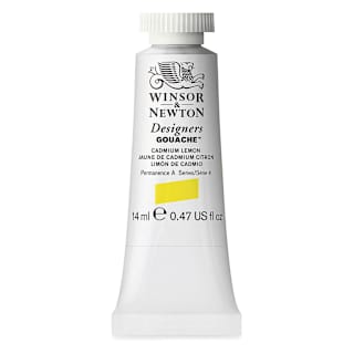 Winsor & Newton Designers Gouache - Cadmium Lemon, 14 ml tube