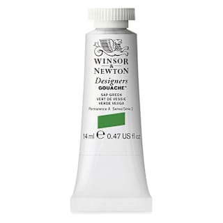 Winsor & Newton Designers Gouache - Sap Green, 14 ml tube