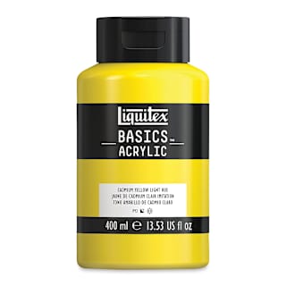Liquitex Basics - Cadmium Yellow Light Hue, 13.5 oz Squeeze Bottle