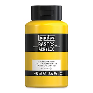 Liquitex Basics - Cadmium Yellow Medium Hue, 13.5 oz Squeeze Bottle