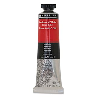 Sennelier Artists' Extra Fine Oil Paint - Vermilion, 40 ml tube