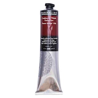 Sennelier Artists' Extra Fine Oil Paint - Cadmium Red Deep, 200 ml tube