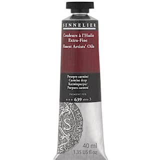 Sennelier Artists' Extra Fine Oil Paint - Carmine Deep, 40 ml tube