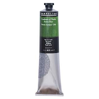 Sennelier Artists' Extra Fine Oil Paint - Sap Green, 200 ml tube