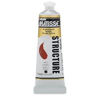 Matisse Structure Paint - Red Oxide, 75 ml