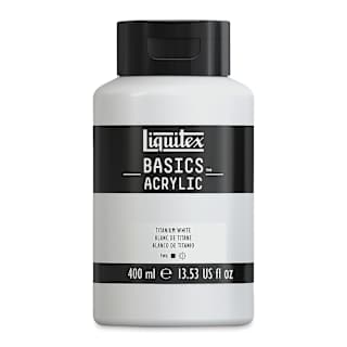Liquitex Basics - Titanium White, 13.5 oz Squeeze Bottle