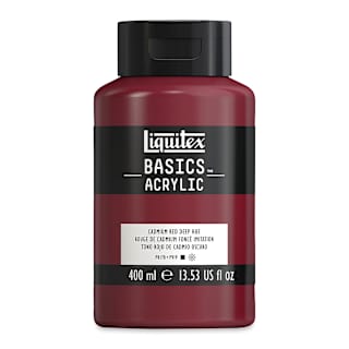 Liquitex Basics - Cadmium Red Deep Hue, 13.5 oz Squeeze Bottle