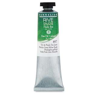 Sennelier Rive Gauche Artists Oil Color - Phthalo Green Yellow Shade, 40 ml