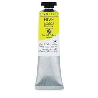 Sennelier Rive Gauche Artists Oil Color - Cadmium Yellow Lemon Hue, 40 ml
