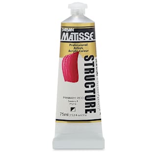Matisse Structure Paint - Primary Red, 75 ml