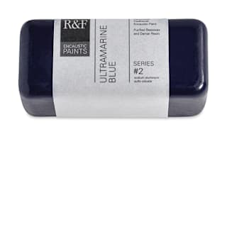 R&F Encaustic Paint Block - Ultramarine Blue, 104 ml block