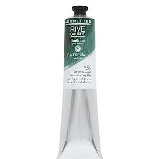 Sennelier Rive Gauche Artists Oil Color - Cobalt Green Deep Hue 200 ml