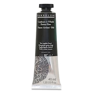 Sennelier Artists' Extra Fine Oil Paint - Chromium Green Deep, 40 ml tube