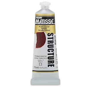 Matisse Structure Paint - Transparent Venetian Red, 75 ml