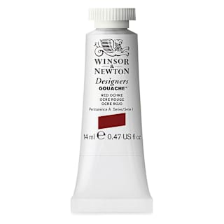 Winsor & Newton Designers Gouache - Red Ochre, 14 ml tube