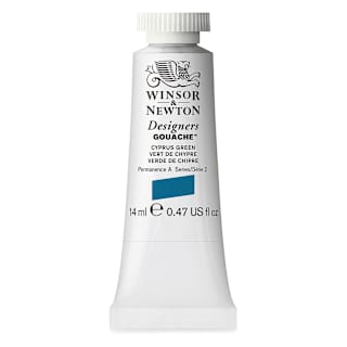 Winsor & Newton Designers Gouache - Cyprus Green, 14 ml tube