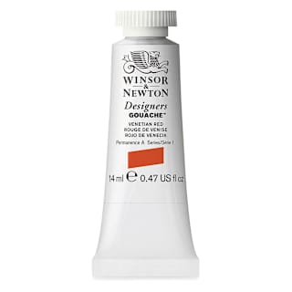 Winsor & Newton Designers Gouache - Venetian Red, 14 ml tube