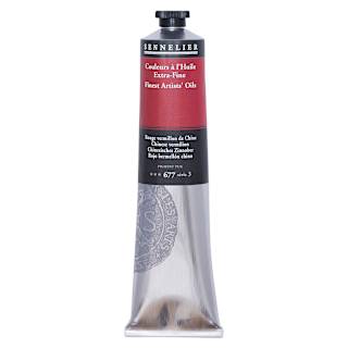 Sennelier Artists' Extra Fine Oil Paint - Chinese Vermilion, 200 ml tube