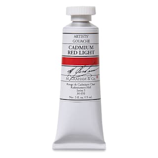 M. Graham Artists' Gouache - Cadmium Red Light, 15 ml tube