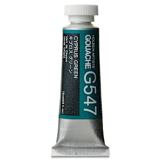 Holbein Artists' Gouache - Cyprus Green, 15 ml tube