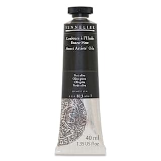 Sennelier Artists' Extra Fine Oil Paint - Olive Green, 40 ml tube