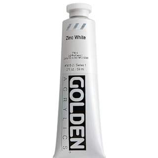 Golden : Heavy Body : Acrylic Paint : 59ml (2oz): Zinc White