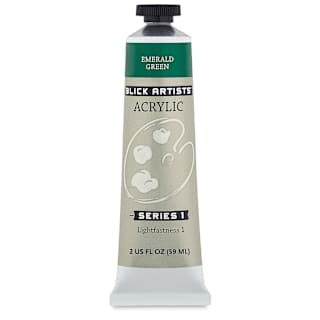 Blick Artists' Acrylic - Emerald Green, 2 oz tube