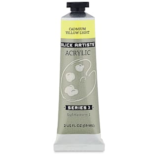 Blick Artists' Acrylic - Cadmium Yellow Light, 2 oz tube