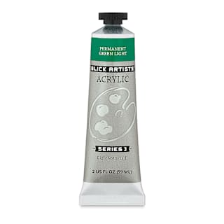 Blick Artists' Acrylic - Permanent Green Light, 2 oz tube