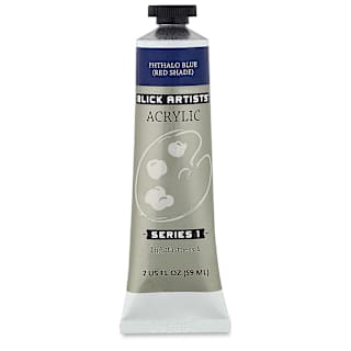 Blick Artists' Acrylic - Phthalo Blue (Red Shade), 2 oz tube