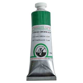 Old Holland Classic Oil Color - Viridian Green Light, 40 ml tube