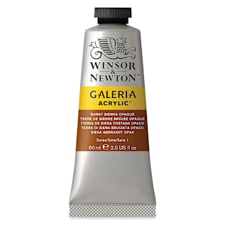 Winsor & Newton Galeria Flow Acrylics - Burnt Sienna Opaque, 60 ml tube