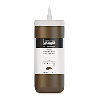 Liquitex Soft Body Artist Acrylics - Raw Umber, 946 ml
