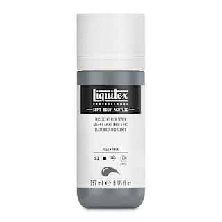 Liquitex Soft Body Artist Acrylics - Iridescent Rich Silver, 237 ml