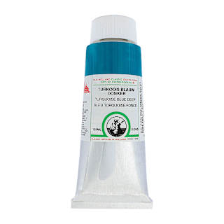 Old Holland Classic Oil Color - Turquoise Blue Deep, 125 ml tube