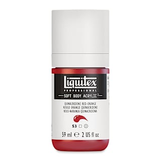 Liquitex Soft Body Artist Acrylics - Quinacridone Red Orange, 2 oz Tube
