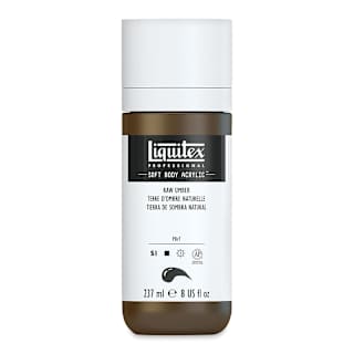 Liquitex Soft Body Artist Acrylics - Raw Umber, 237 ml
