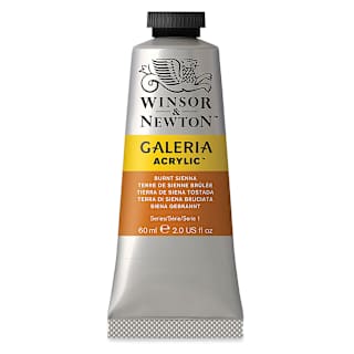 Winsor & Newton Galeria Flow Acrylics - Burnt Sienna, 60 ml tube