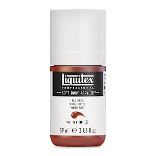 Liquitex Soft Body Artist Acrylics - Red Oxide, 59 ml bottle