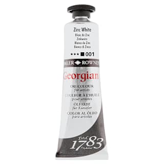 Daler-Rowney Georgian Oil Color - Zinc White, 38 ml tube