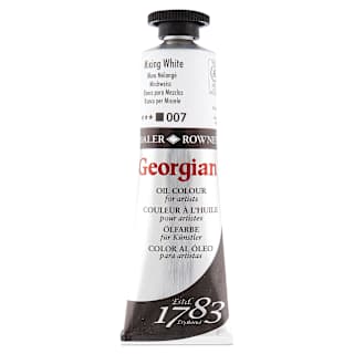 Daler-Rowney Georgian Oil Color - Mixing White, 38 ml tube